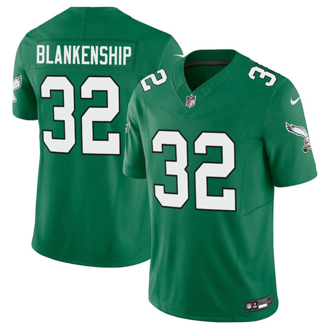 Men's Green Philadelphia Eagles #32 Reed Blankenship Kelly 2025 F.U.S.E. Vapor Untouchable Limited Throwback Stitched Football Jersey